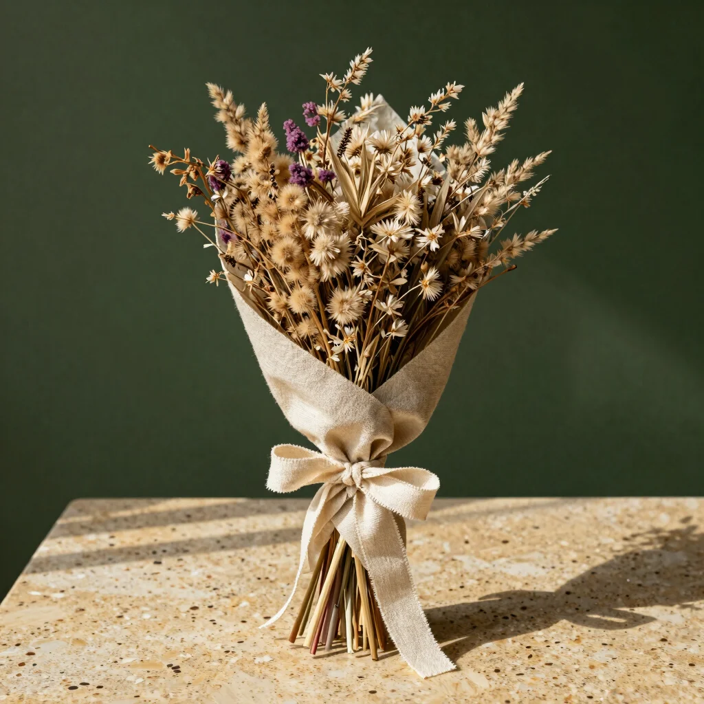 Eucalyptus & Dried Meadow Bouquet